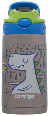Contigo Easy Clean SS Matcha Dragon 380ml šedá / Termo láhev