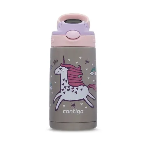 Contigo Easy Clean SS Unicorn 380ml šedá / Termo láhev