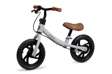 MoMi BREKI s brzdou šedá / Odrážedlo / do 25 kg / od 3 let