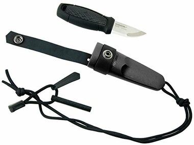 Morakniv Eldris (S) Black Neck Knife Kit box černá / outdoor nůž se škrtadlem / nerezová ocel / čepel 5.9 cm / plastov