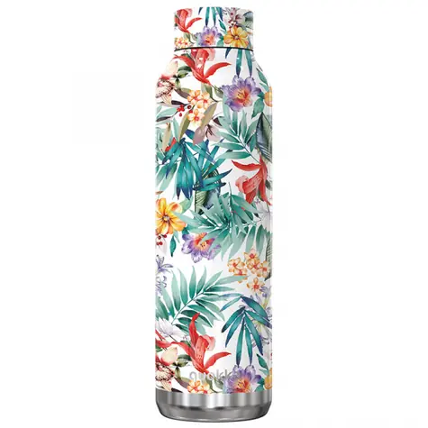 Quokka Solid Orchid Garden 630ml / Termoláhev / nerezová ocel 