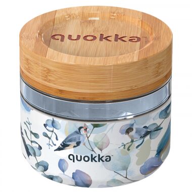 Quokka Deli Food Jar 500 ml Blue Nature / Nádoba na jídlo / sklo / doprodej