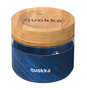 Quokka Deli Food Jar 500 ml Wood Grain / Nádoba na jídlo / sklo