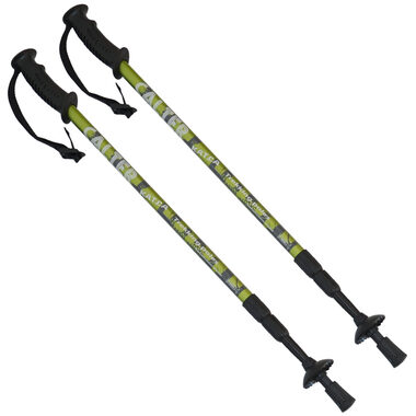 CALTER KATLA 3-dílné pár zelená / Trekingové hole / 65/110 - 135 cm
