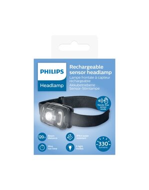 Philips SFL7003R/10 / Čelová svítilna / 330 lm / 1800 mAh aku 