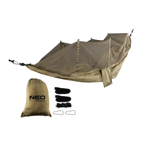 NEO TOOLS 63-123 / sada houpací sítě a sítě proti hmyzu / 330 x 140 cm