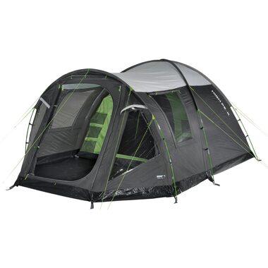 High Peak Santiago 5.0 šedo-zelená / Stan pro 5 osob / 430 x 280 x 175/190 cm / vodní sloupec: 4000mm