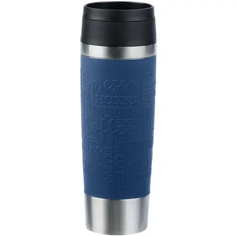 Emsa Travel Mug Classic Grande 0.5l modrá / Termohrnek / nerezová ocel