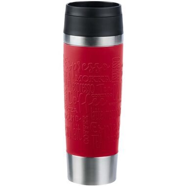 Emsa Travel Mug Classic Grande 0.5l červená / Termohrnek / nerezová ocel