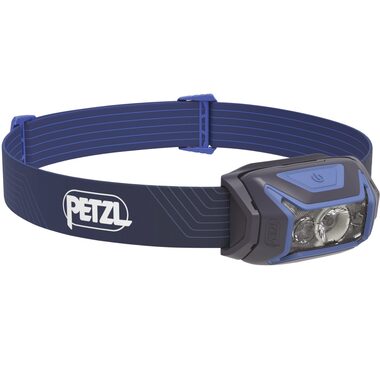 Petzl Actik modrá / Čelová svítilna / 450 lm / dosvit až 90m / 3x AAA / IPX4
