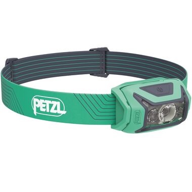 Petzl Actik zelená / Čelová svítilna / 450 lm / dosvit až 90m / 3x AAA / IPX4