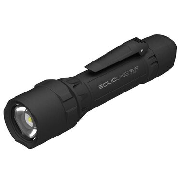SolidLine SL10 černá / Svítilna / 750 lm / dosvit až 250m / 4x AA / IP54