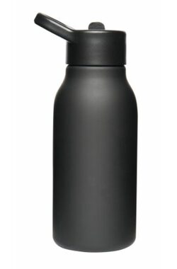 Neon Kactus Dětská tritanová láhev černá 340 ml