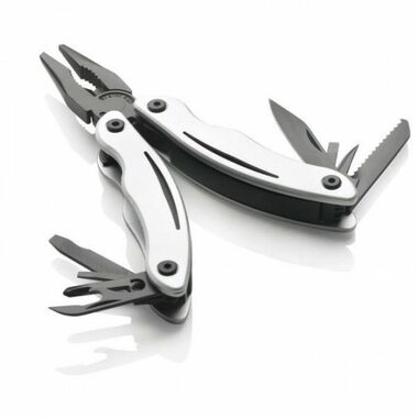 XD Design Grip černo-stříbrná / Multifunkční kleště / 13 nástrojů / 360 g