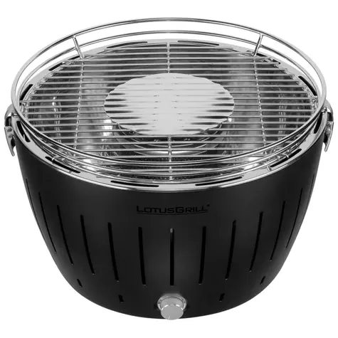 LotusGrill G34 U černá / Gril na dřevěné uhlí / Průměr roštu 32 cm