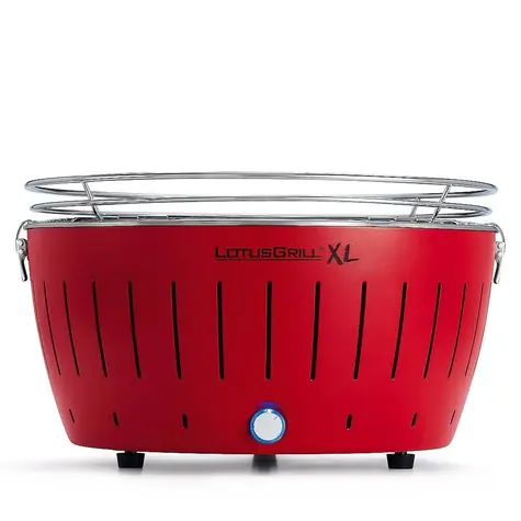 LotusGrill G435 U červená / Gril na dřevěné uhlí / Průměr roštu 40.5 cm