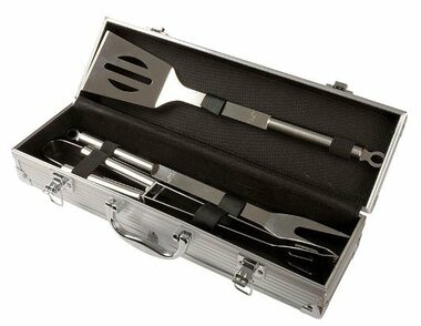 MASTER GRILL MG111 / Sada příslušenství ke grilu / 3 kusy / kufřík