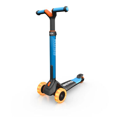 BERG Nexo Koloběžka skládací Blue se svítícími kolečky / Nosnost 50 kg / od 2 let 