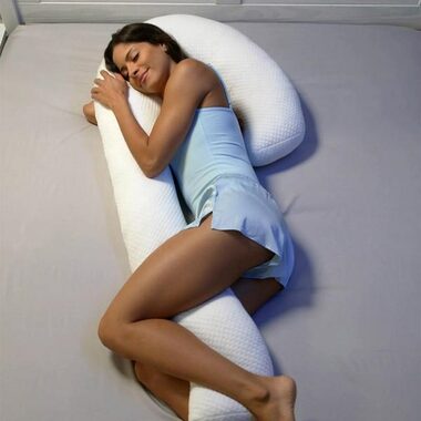 Rozbaleno - Dreamolino SwanPillow bílá / Ergonomický polštář / rozbaleno