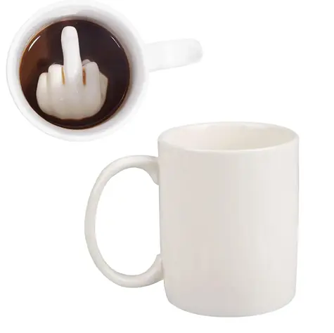 Mad Monkey Mug - Up yours 300 ml / Keramický hrnek 