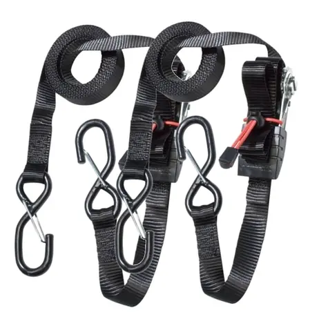Master Lock 3066EURDAT Set 2 ks upínací popruhy s ráčnou a háčky - 425 cm