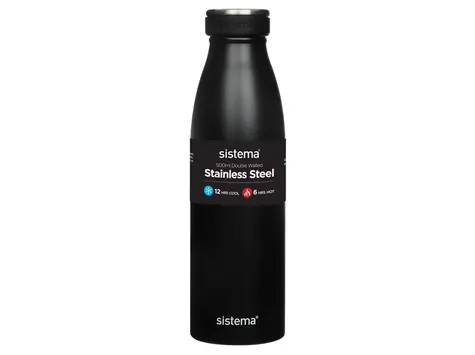 Sistema Hydrate Stainless Steel Termoláhev 500 ml černá