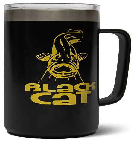 Black Cat Hrnek Stainless Steel Thermal Mug