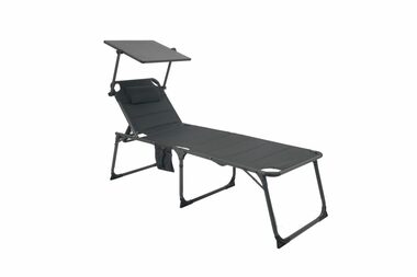 Technaxx TX-275 Skládací solární lehátko / 20W / USB-A / USB-C / IP54 / Max 120kg
