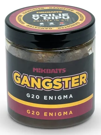 Mikbaits Boilies v dipu Gangster G20 Enigma 250ml 16mm