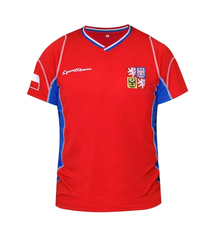 SPORTTEAM Fotbalový dres ČR 1 chlapecký vel.146/152