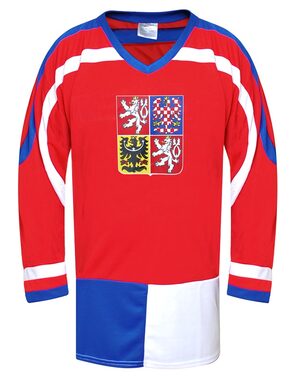 SPORTTEAM Hokejový dres ČR 1 červený vel. L