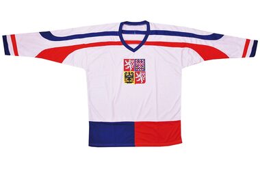 SPORTTEAM Hokejový dres ČR 2 bílý vel. M