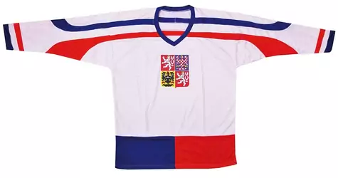 SPORTTEAM Hokejový dres ČR 2 bílý vel. M