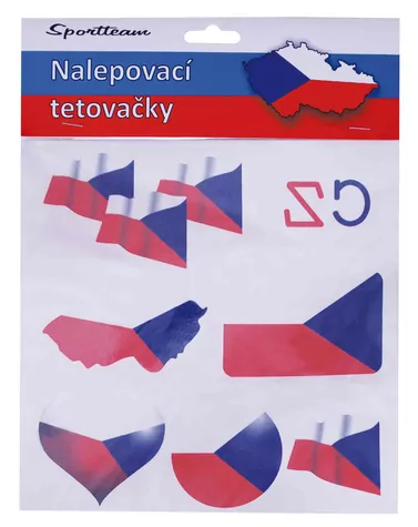 SPORTTEAM Tetovací obtisky ČR 1