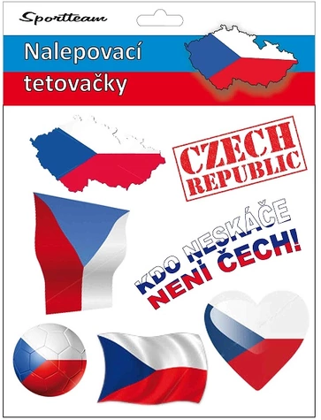 SPORTTEAM Tetovací obtisky ČR 2