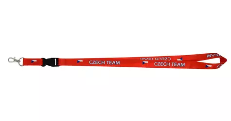 SPORTTEAM Klíčenka ČR 1 - červená