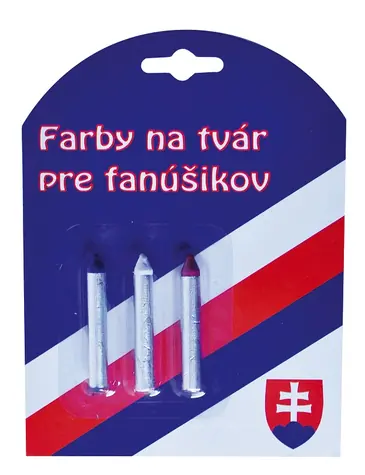 SPORTTEAM Barvy na obličej SR2 tužky 3ks