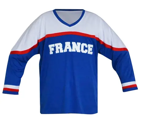 SPORTTEAM Hokejový dres Francie 1 vel.XL