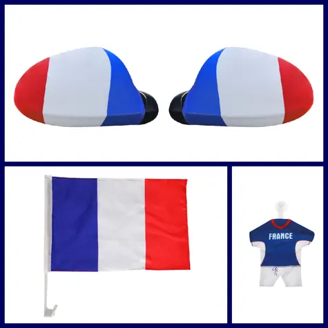 SPORTTEAM Fan sada Francie 001 Car Pack