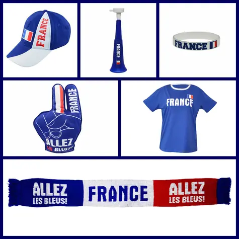 SPORTTEAM Fan sada Francie 002 Home Pack