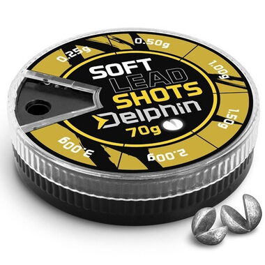 Delphin Vyvažovací olůvka SOFT 70g / 0,1-2,0g