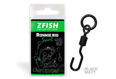 Zfish Obratlík Ronnie Rig Swivel Matt Velikost 12