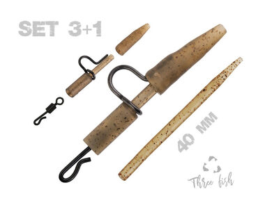 Zfish Závěska Heavy Duty Clip Complete Set 40mm 5ks