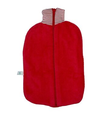 Hugo Frosch Cherry - Eco Classic Comfort Termofor s obalem z BIO bavlny na zip - červený