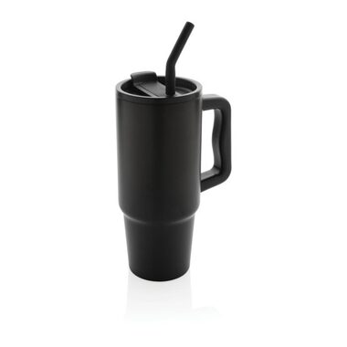 XD Design Velký nerezový termohrnek Embrace 900ml černá