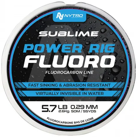 Nytro Fluorocarbon Sublime Power Rig Fluoro 50m 0,23mm