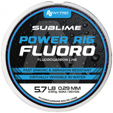 Nytro Fluorocarbon Sublime Power Rig Fluoro 50m 0,26mm