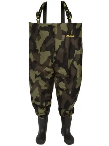 AVID Prsačky Distortion Camo Chest Waders 42