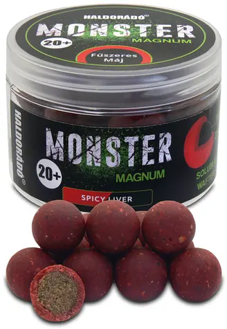 Haldorádó Pop-Up Boilies Monster Magnum 80g 20mm Pikantní játra