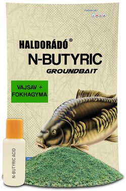 Haldorádó Vnadící směs N-Butyric Groundbait Kyselina máslová/Česnek 800g + 50ml Aroma